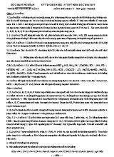 Đề thi chọn học sinh giỏi môn Hóa học Lớp 11 - Năm học 2016-2017 - Trường THPT Nghi Lộc 5